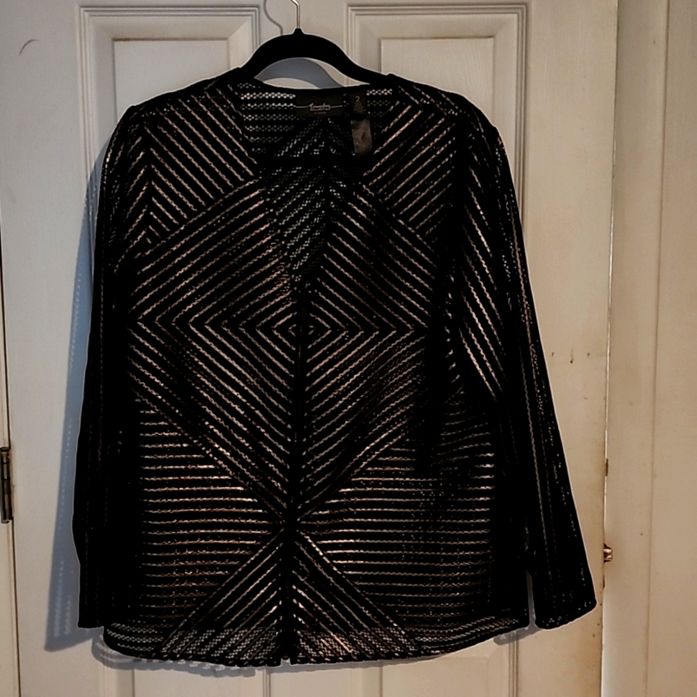 Chico's mesh jacket size L